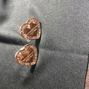 Michael Kors heart stud earrings
